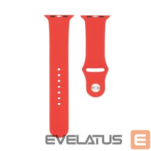 Strap Connect  Watch 42/44/45mm Silicone Loop Watch Strap (140mm M/L) Red
