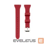 Strap Connect  20mm T-buckle Silicone Loop Watch Strap (130mm M/L) Plum