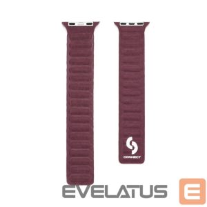 Strap Connect  Watch 38/40/41mm Fine woven twill magnetic chain Watch Straps Plum