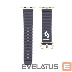 Strap Connect  Watch 42/44/45mm Marine leather Watch Strap Navy Blue