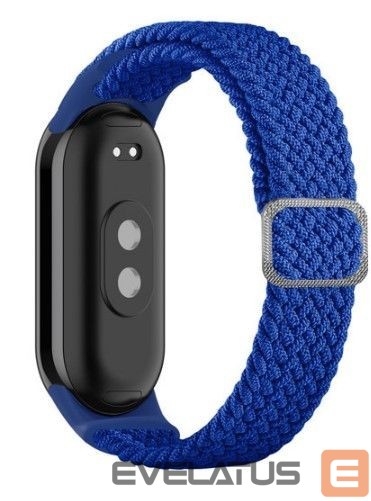 Strap iLike Universal Mi Band 8 wristband bracele Braided fabric strap Blue