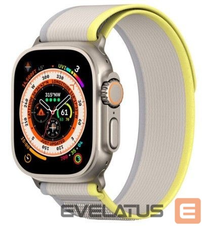 Strap Dux Ducis Sport Velcro Strap for Apple Watch 9 / 8 / 7 / 6 / SE / 5 / 4 / 3 / 2 / 1 (38, 40, 41 mm) Yellow