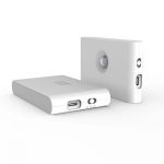 Desc lamp Elight  T1 Wall Fix Double Projection Led 1W battery Lamp 2700K with mooving / dusk sensor USB-C White