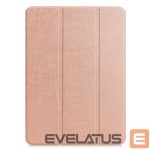 Book case iLike  iPad  Air 4 10.9 / iPad Air 5 Tri-Fold Eco-Leather Stand Case Rose Gold