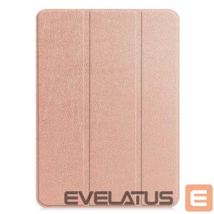 Book case iLike  Galaxy Tab A8 10.1 T510 / T515 Tri-Fold Eco-Leather Stand Case Rose Gold