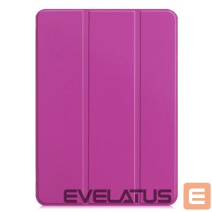Book case iLike  Galaxy Tab S7 FE 12.4 Tri-Fold Eco-Leather Stand Case Purple
