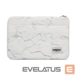 Laptop Bag iLike  15-16 Inches Fabric Laptop Bag Marble White