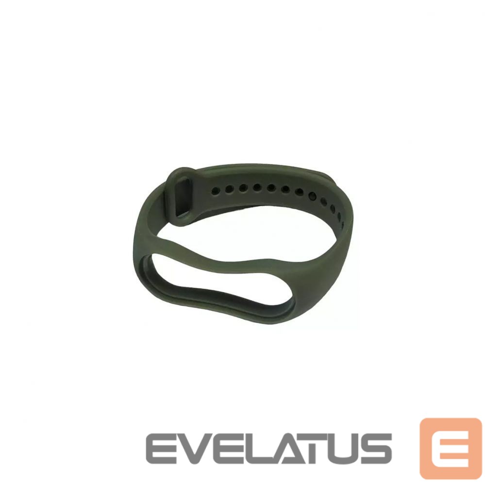 Strap iLike Silicone Strap Mi Band 5 / 6 / 7 (18x250mm) Khaki Green