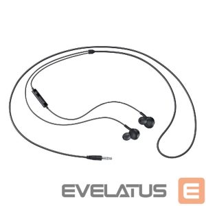 Wired headphones Samsung  Earphones 3.5mm HF volume regulator Black