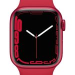 Smart watches Apple  Watch Series 7 GPS, 41mm (PRODUCT)RED Aluminium Case with Sport Band - Regular (PRODUCT) Red