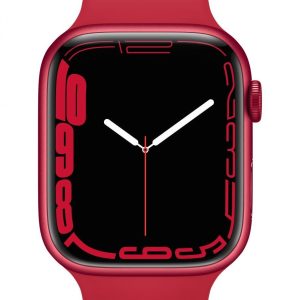 Smart watches Apple  Watch Series 7 GPS, 45mm (PRODUCT)RED Aluminium Case with Sport Band - Regular (PRODUCT) Red