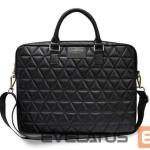 Laptop Bag Guess  Guess Quilted bag for a 16" laptop - black 