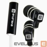 Wired headphones Evelatus  Hands Free EEP01 with mic Black