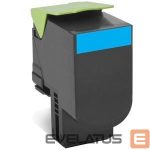 Printer accessories LEXMARK  80C2HCE Cartridge, Cyan, 3000 pages 