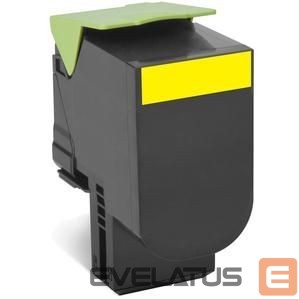 Printer accessories LEXMARK  80C2HYE Cartridge, Yellow, 3000 pages 