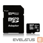 Memory cards Silicon power  Elite UHS-I 16 GB, MicroSDHC, Flash memory class 10, SD adapter 