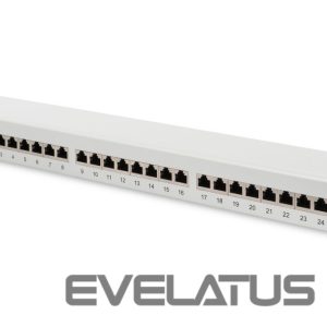 Other goods Digitus  Patch Panel DN-91524S White, 48.2 x 4.4 x 10.9 cm, Category: CAT 5e; Ports: 24 x RJ45; Retention strength: 7.7 kg; Insertion force: 30N max 