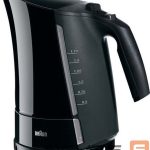 Teapot Braun  WK 300 Standard kettle, Plastic, Black, 2200 W, 360° rotational base, 1.7 L 