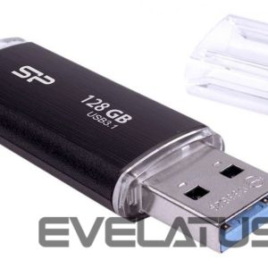 Flash drive Silicon power  USB 3.1 Flash Drive Blaze B02 128 GB, USB 3.2 Gen 1/USB 3.1 Gen 1/USB 3.0/USB 2.0, Black 