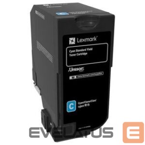Printer accessories LEXMARK  CS72x Cyan Standard Yield Toner Cartridge  74C0S20 7000 pages 