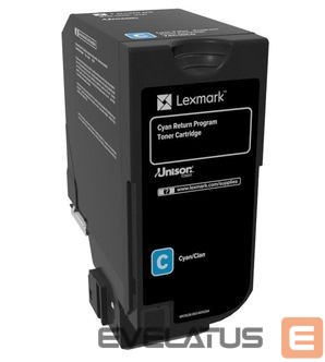 Printer accessories LEXMARK High Capacity Cyan Return Programme 84C2HC0 Toner Cartridge