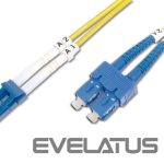 Commutator Digitus  Patch Cord FO, Duplex, LC to SC SM OS2 09/125 µ, 2 m Yellow 