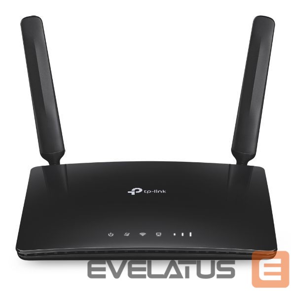 Routers TP-Link 4G LTE Router Archer MR200 802.11ac, 300+433 Mbit/s, 10/100 Mbit/s, Ethernet LAN (RJ-45) ports 3, 4G, Antenna type 2xDetachable antennas, LTE cat 4