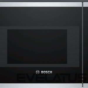 Microwave Bosch  Microwave Oven BFL523MS0 20 L, Retractable, Rotary knob, Touch Control, 800 W, Stainless steel/ black, Built-in, Defrost function 