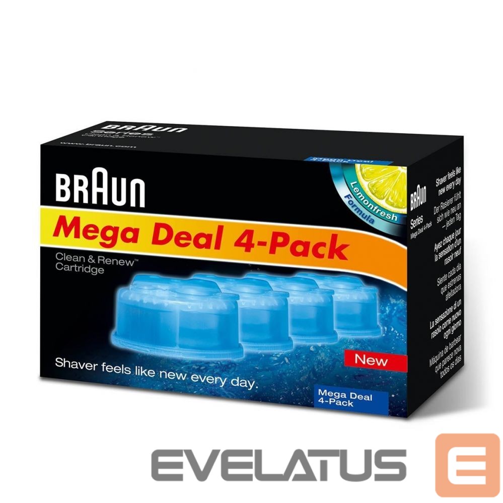 Accessories and filters Braun Refills 4 Pack Clean and Renew CCR4 3+1