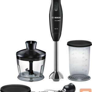 Mixers and blenders Bosch  Blender  CleverMixx MSM2650B  Hand Blender, 600 W, Number of speeds 12, Chopper, Black 