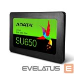 Hard drive SSD ADATA  Ultimate SU650 3D NAND SSD 480 GB, SSD form factor 2.5”, SSD interface SATA, Write speed 450 MB/s, Read speed 520 MB/s 