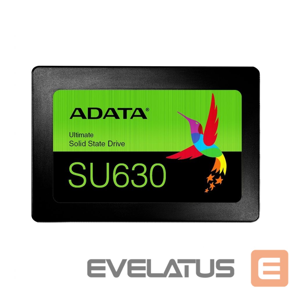 Hard drive SSD ADATA Ultimate SU630 3D NAND SSD 480 GB, SSD form factor 2.5”, SSD interface SATA, Write speed 450 MB/s, Read speed 520 MB/s