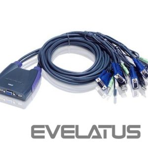 Server - Other Accessories Aten  4-Port USB VGA/Audio Cable KVM Switch 