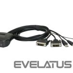 Server - Other Accessories Aten  2-Port USB DVI Cable KVM Switch with Remote Port Selector 
