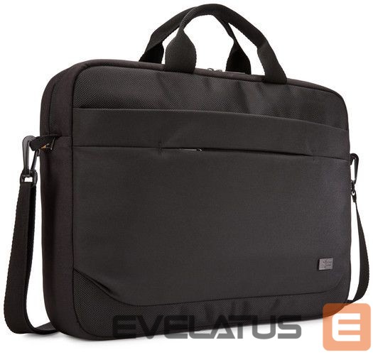 Laptop Bag Case Logic Advantage Fits up to size 15.6 ", Black, Shoulder strap, Messenger - Briefcase