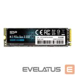 Hard drive SSD Silicon power  A60 512 GB, SSD interface M.2 NVME, Write speed 1600 MB/s, Read speed 2200 MB/s 