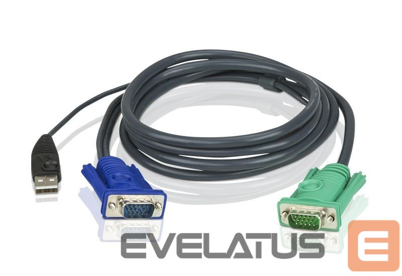 Server - Other Accessories Aten 2L-5202U 1.8M USB KVM Cable with 3 in 1 SPHD
