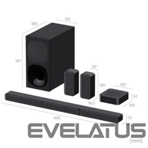 Interactive solution Sony  HT-S40R 5.1ch Home Cinema Soundbar with Wireless Rear Speakers 