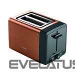 Toster Bosch  DesignLine Toaster TAT4P429 Power 970 W, Number of slots 2, Housing material Stainless Steel, Copper/Black 