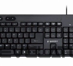 Computer keyboard Gembird  Multimedia desktop set KBS-UM-04	 USB Keyboard, Wired, Mouse included, US, Black 