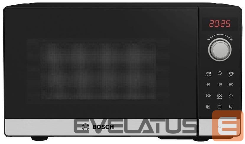 Microwave Bosch Microwave oven Serie 2 FEL023MS2 Free standing, 20 L, 800 W, Grill, Black