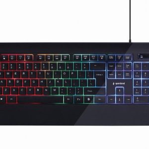 Computer keyboard Gembird  Multimedia Keyboard KB-UML-03	 Wired, US, Black 