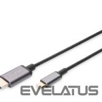 Converter Digitus  USB Type-C to HDMI Adapter DA-70821 1.8 m, Black, USB Type-C 