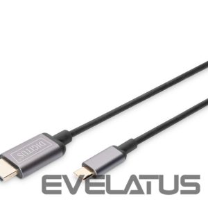 Converter Digitus  USB Type-C to HDMI Adapter DA-70821 1.8 m, Black, USB Type-C 