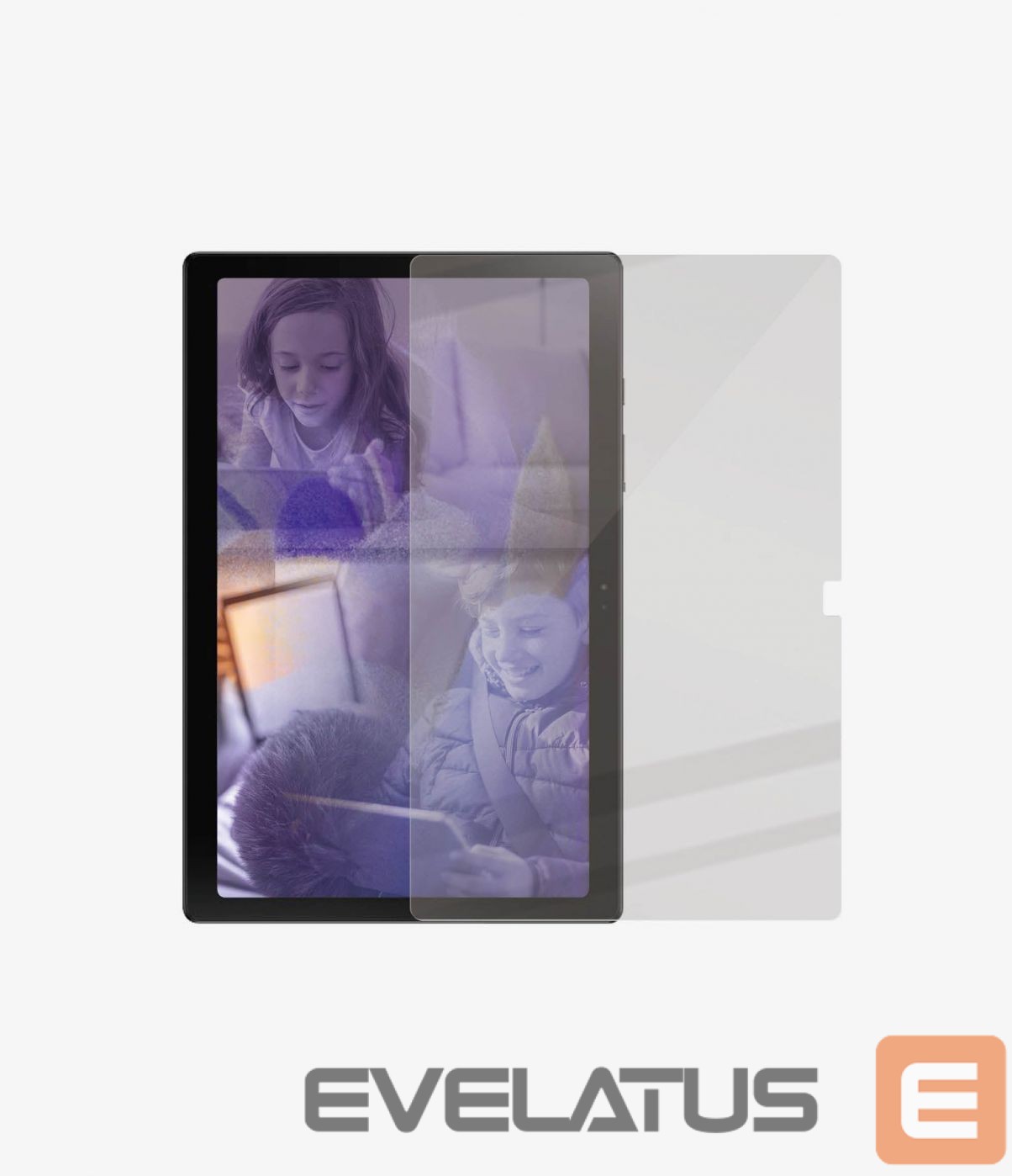 Protective glass PanzerGlass Samsung, Galaxy Tab A8, Clear, Screen Protector, Case friendly, Full frame coverage, Rounded edges