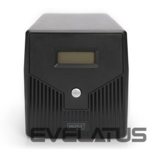 Servers Digitus  Line-Interactive UPS DN-170075, 1500VA, 900W, 2x 12V/9Ah battery, 4x CEE 7/7 outlet, 2x RJ45, 1x USB 2.0 type B, 1x RS232, LCD, Simulated Sine Wave, 380x158x198mm, 10.1kg 
