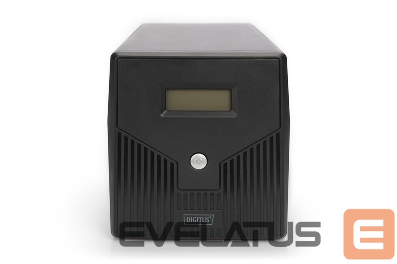 Servers Digitus Line-Interactive UPS DN-170075, 1500VA, 900W, 2x 12V/9Ah battery, 4x CEE 7/7 outlet, 2x RJ45, 1x USB 2.0 type B, 1x RS232, LCD, Simulated Sine Wave, 380x158x198mm, 10.1kg