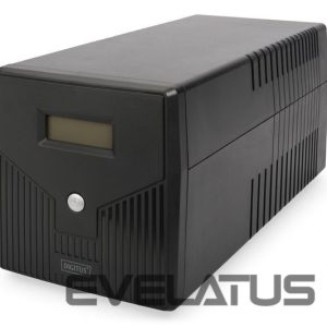 Servers Digitus  Line-Interactive UPS DN-170076, 2000VA/1200W 12V/9Ah x2 battery, 4x CEE 7/7, USB, RS232, RJ45,LCD, Simulated sine wave, 198 x 158 x 380 mm, Weight: 10.5 kg 