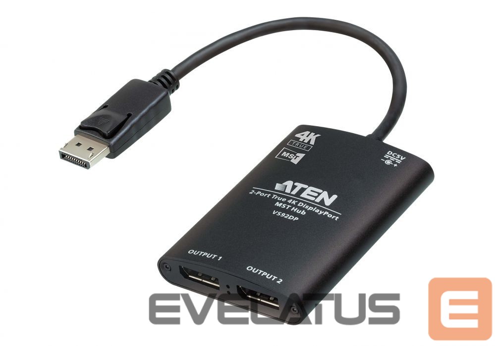 Server - Other Accessories Aten DisplayPort to 2 DisplayPort VS92DP-AT Black
