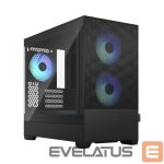Computer case Fractal Design  Pop Mini Air RGB   Black TG Clear Tint, mATX, Mini ITX, Power supply included No 